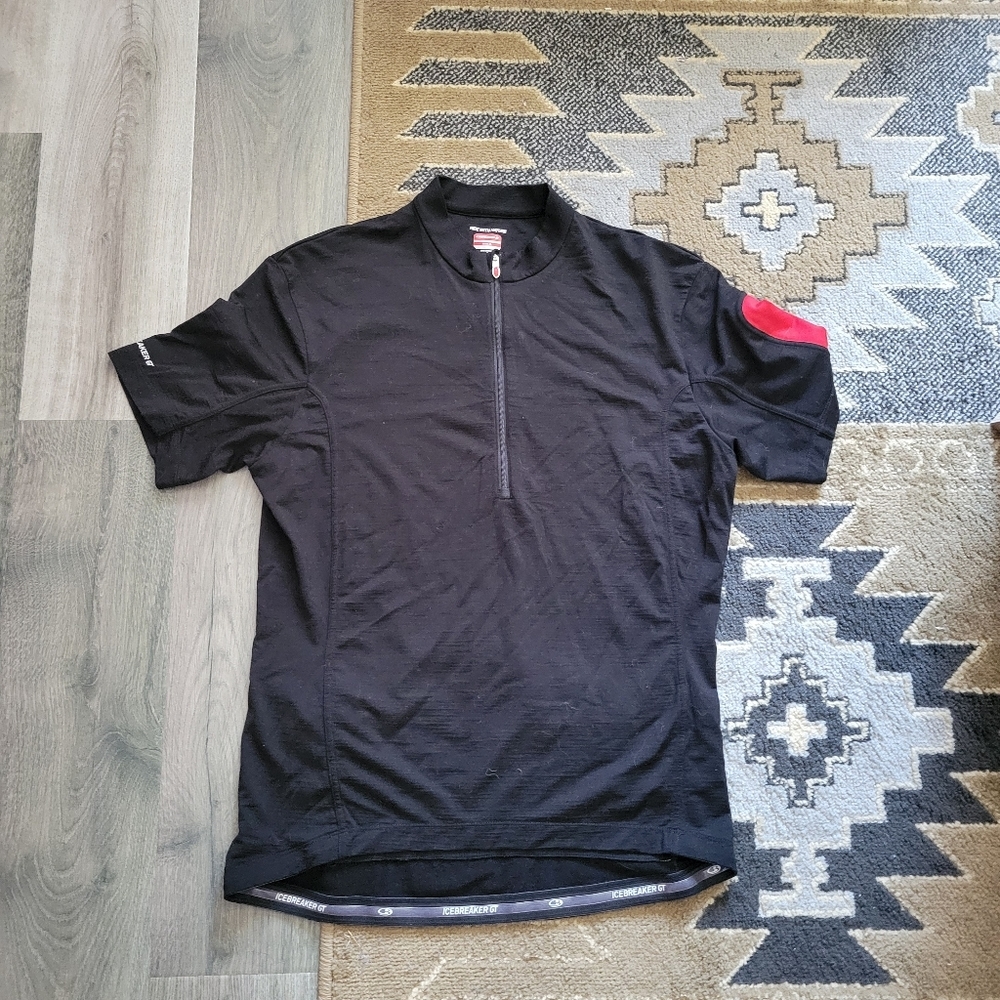 Icebreaker Men's Merino Wool Cycling Jersey GT